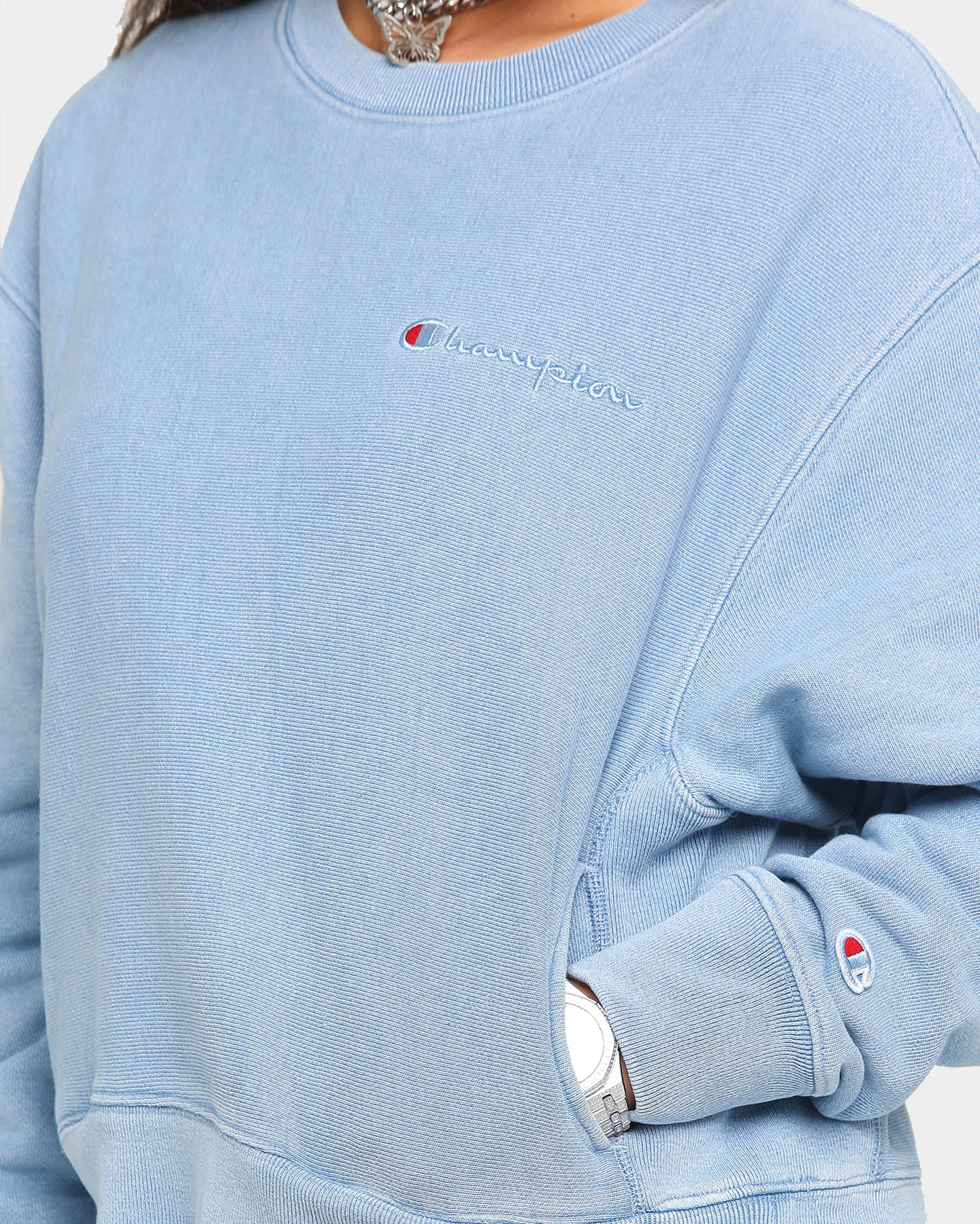 champion reverse weave boyfriend crew