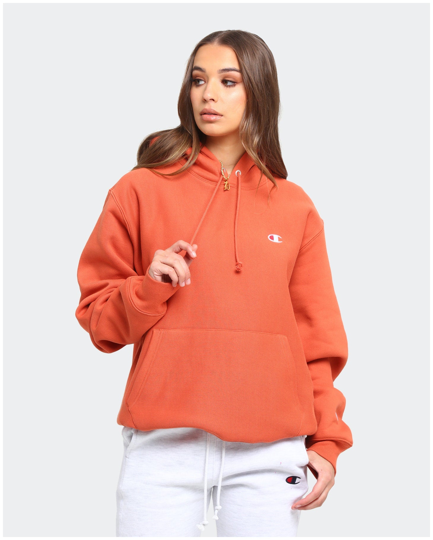champion sweater orange 86