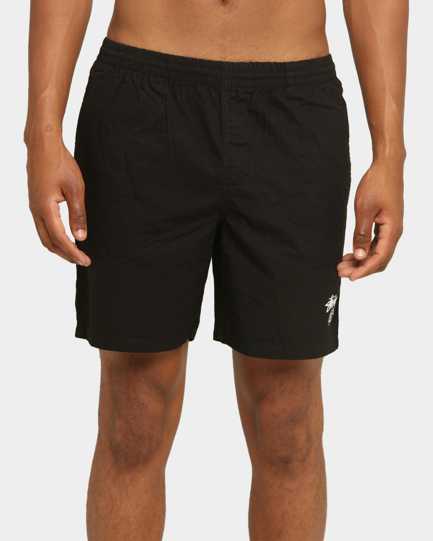 Stussy Basic Stock Beachshort Black | Culture Kings NZ