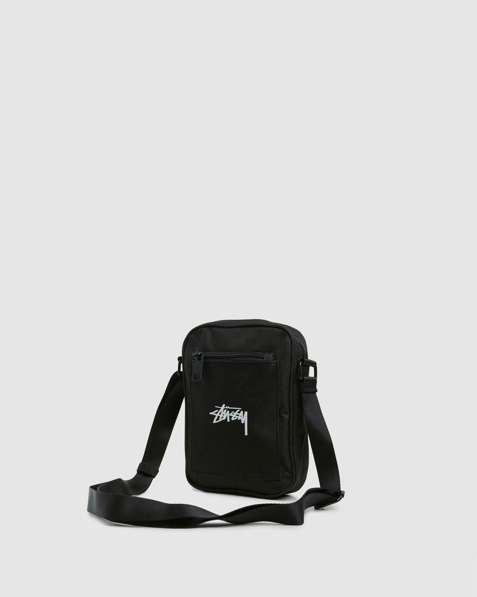 STUSSY STOCK MESSENGER BAG BLACK | Culture Kings NZ