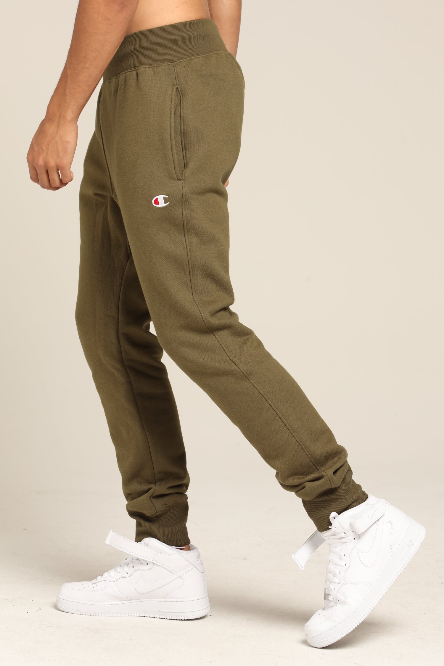 champion reverse weave trim joggers