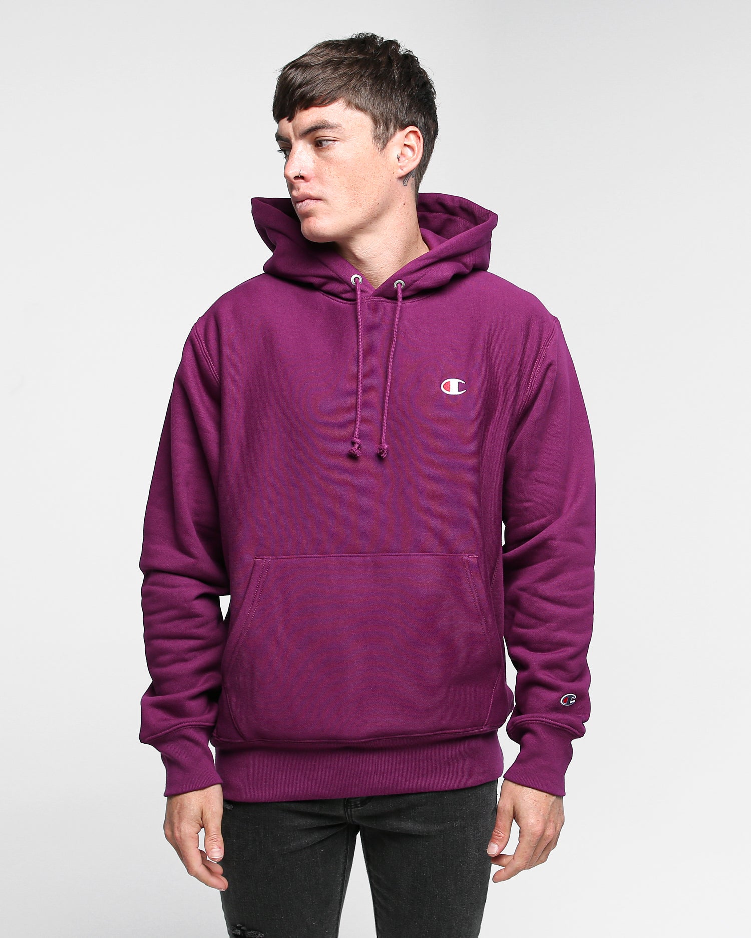 purple champion hoodie nz