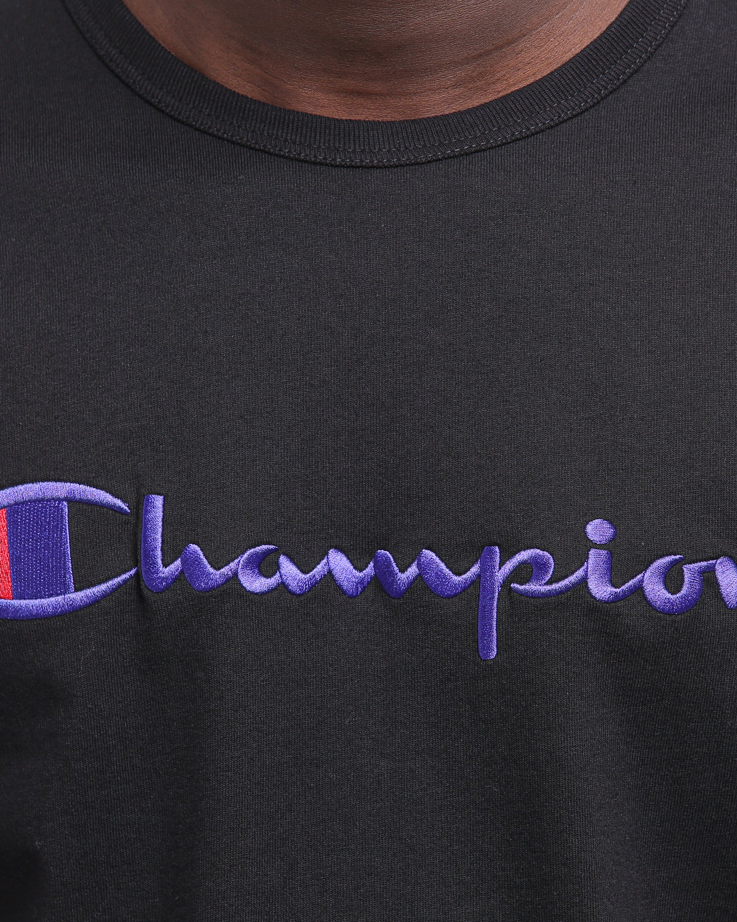 champion purple tee