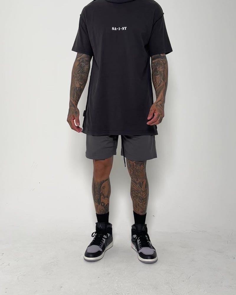 Saint Morta Kingdom Basketball Shorts Dark Grey thumbnail - 1