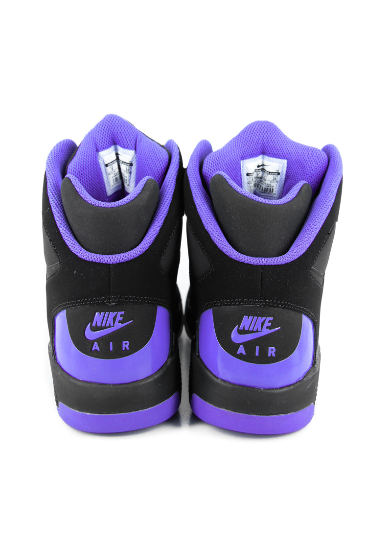 nike air flight lite high black purple